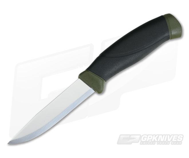 Mora of Sweden Companion MG Military Green Carbon Steel Fixed Knife 11863 - MO-11863