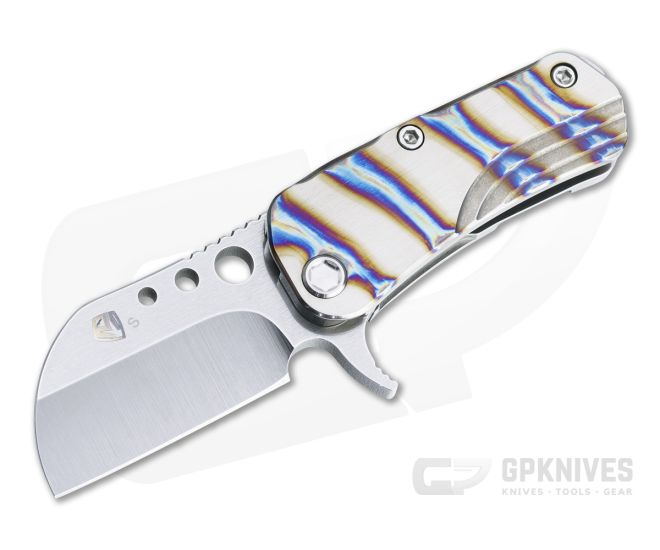 Medford Knives Chunky Monkey Tumbled S35VN Faced Flamed Titanium Frame Lock Flipper - MKT-118