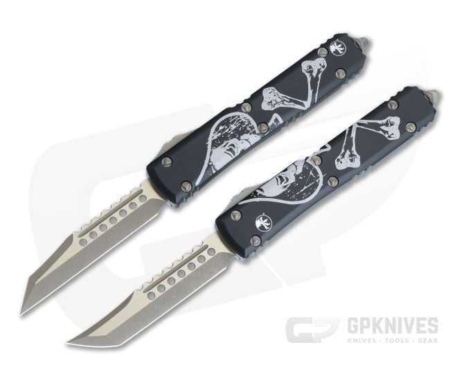 Microtech Ultratech OTF Death Card Warhound & Hellhound Combo Set Bronze Apocalyptic M390 119-13-SET-DCS - MT-119-13-SET-DCS