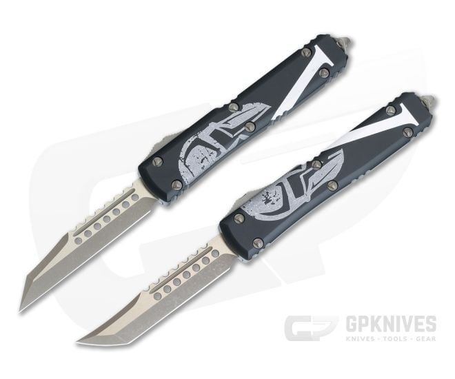 Microtech Ultratech OTF Molon Labe Warhound & Hellhound Combo Set Bronze Apocalyptic M390 119-13-SET-MLS - MT-119-13-SET-MLS