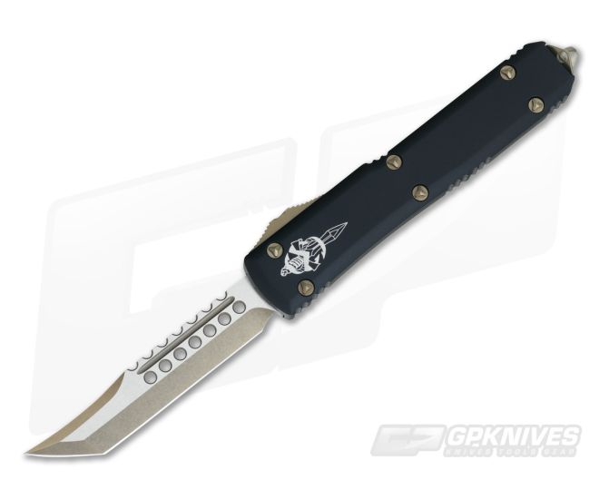 Microtech Ultratech Hellhound CC Tanto Bronze Two-Tone OTF Automatic Knife 119-13CC - MT-119-13CC