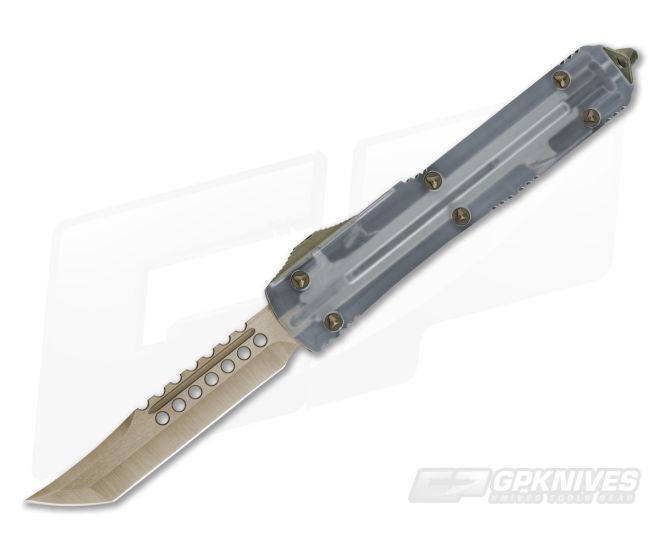 Microtech Ultratech Hellhound Clear Top OTF Automatic Knife 119-13CL - MT-119-13CL