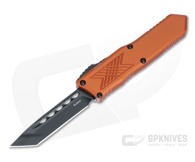Guardian Tactical GTX-025 Tanto Burnt Orange OTF Black Tactical Elmax 124121 - GT-124121