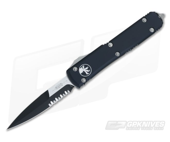 Microtech Ultratech CC Serrated Bayonet OTF Automatic Knife 120-2CC - MT-120-2CC