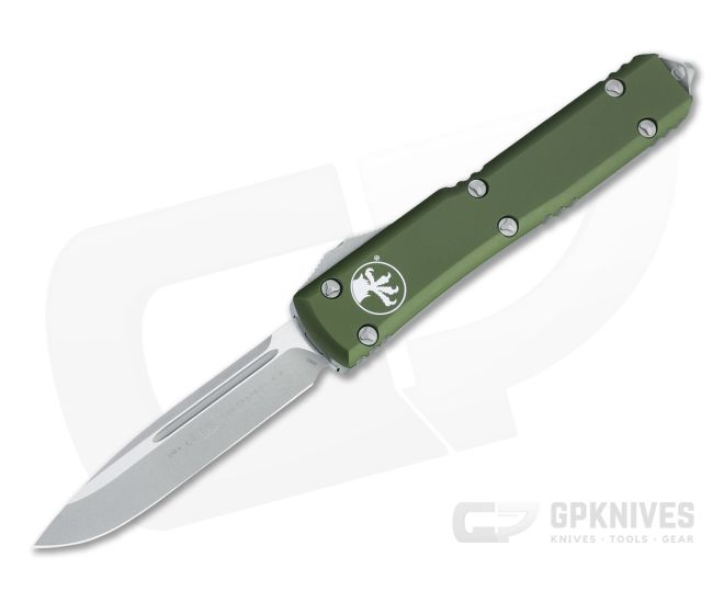 Microtech Ultratech S/E Apocalyptic M390 OD Green OTF Automatic Knife 121-10APOD - MT-121-10APOD