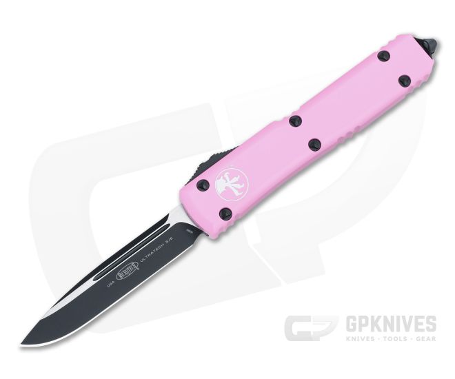 Microtech Ultratech S/E Pink Handle Two-Tone OTF 121-1BPK - MT-121-1BPK
