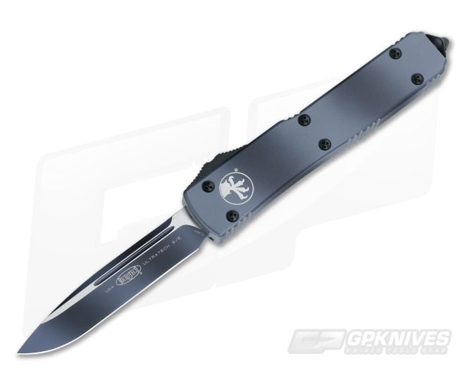 Microtech Ultratech Urban Camo Drop Point OTF Automatic Knife 121-1UC - MT-121-1UC