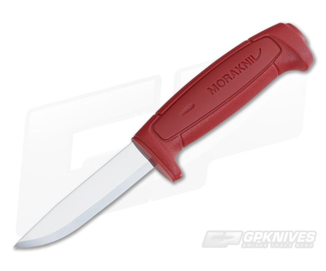 Mora of Sweden Basic 511 Red Fixed Knife Carbon Blade 12147 - MO-12147