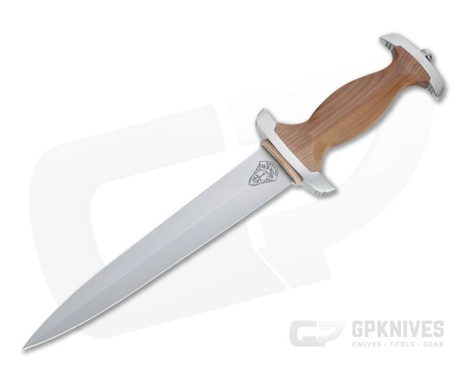 Boker Solingen Swiss Dagger C75 Cherry Wood Fixed Blade 121550 - BO-121550