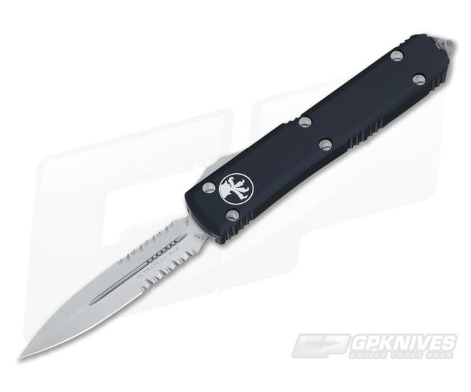 Microtech Ultratech CC Serrated Double Edge OTF Automatic Knife 122-11CC - MT-122-11CC