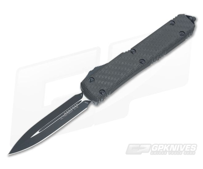 Microtech Ultratech Carbon Fiber Double Edge OTF Automatic Knife 122-1CF - MT-122-1CF