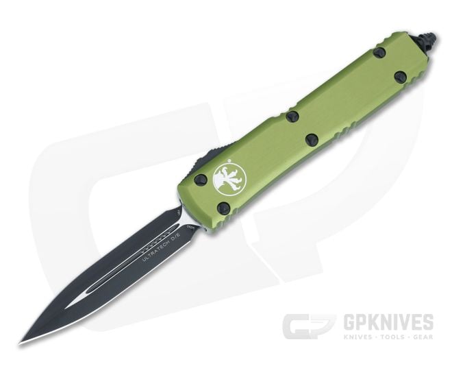 Microtech Ultratech OD Green Black D/E M390 OTF Automatic Knife 122-1OD - MT-122-1OD