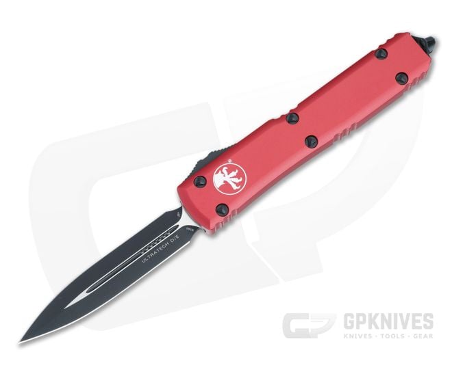 Microtech Ultratech Red D/E Black M390 OTF 122-1RD - MT-122-1RD