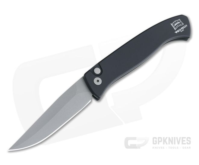 Protech Knives Small Brend 2 Auto Black Automatic Blasted Blade 1220 - PT-1220