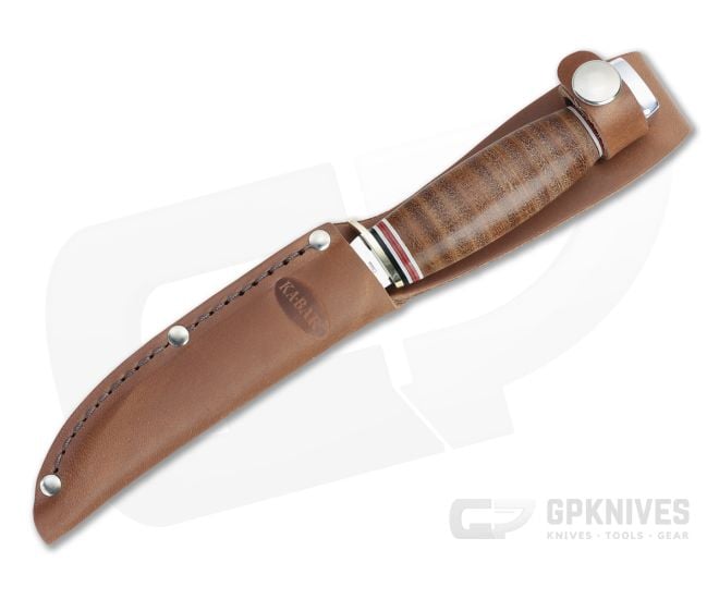 Kabar Little Finn Small Leather Fixed Blade Knife 1226