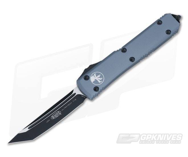 Microtech Ultratech Gray CC Tanto OTF Automatic Knife 123-1CCGY - MT-123-1CCGY