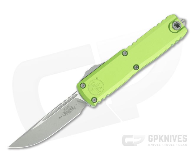 Microtech UTX-85 S/E Gen IV Neon Green Apocalyptic - MT-12314-10APNG