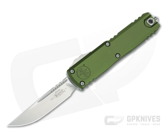Microtech UTX-85 S/E Gen IV OD Green Stonewash - MT-12314-10OD