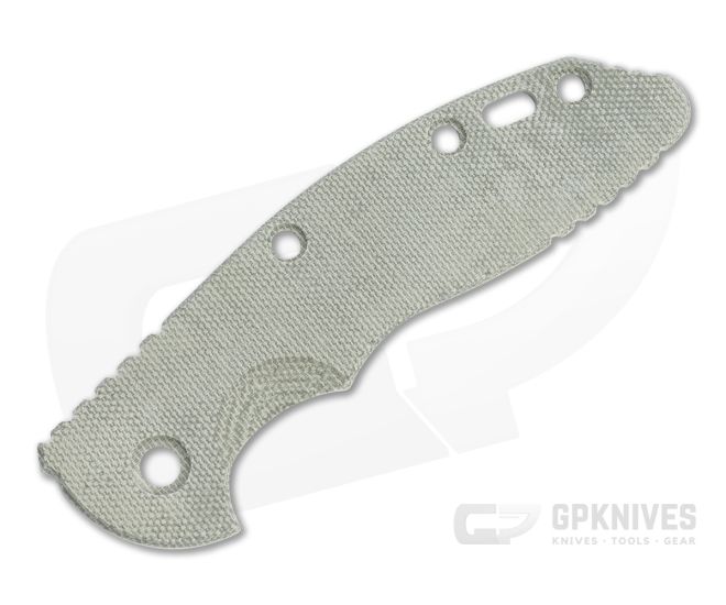 Hinderer Knives Skinny XM-18 3.5" Handle Scale Smooth OD Green Micarta 1234 - HK-1234