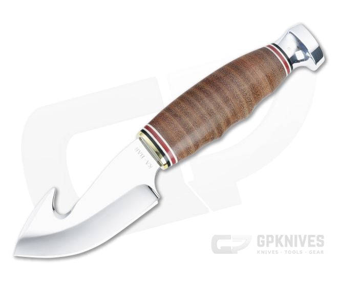 Kabar Game Hook Leather Handle Fixed Blade 1234 - KA-1234