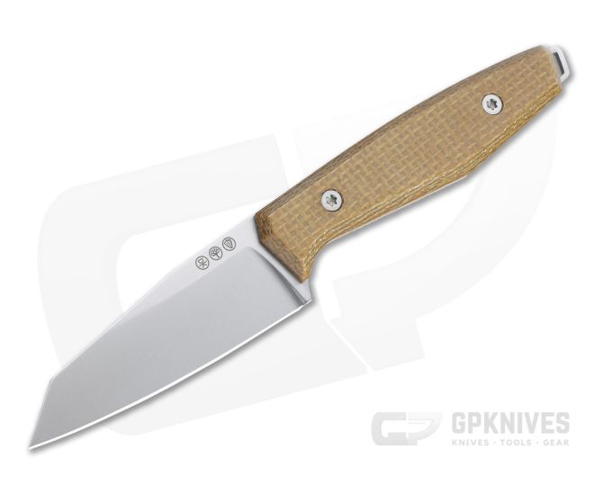 Boker Solingen Daily Knives AK1 Reverse Tanto Mustard Micarta RWL34 Fixed Blade 123502 - BO-123502