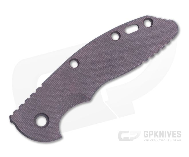 Hinderer Knives Skinny XM-18 3.5" Handle Scale Smooth Burgundy Micarta 1235 - HK-1235