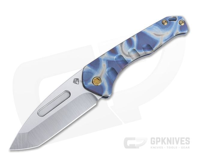 Medford Praetorian Slim Tanto Tumbled S35VN Flamed Titanium Folder - MKT-123