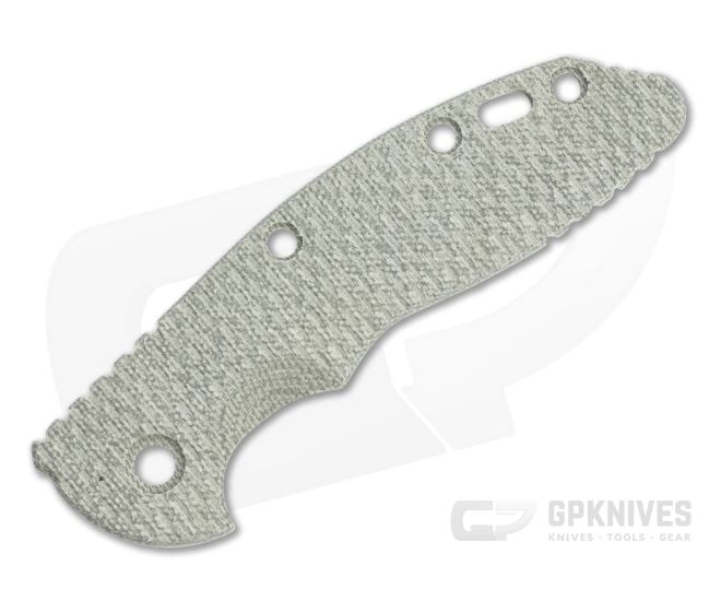 Hinderer Knives Skinny XM-18 3.5" Handle Scale Textured OD Green Micarta 1241 - HK-1241
