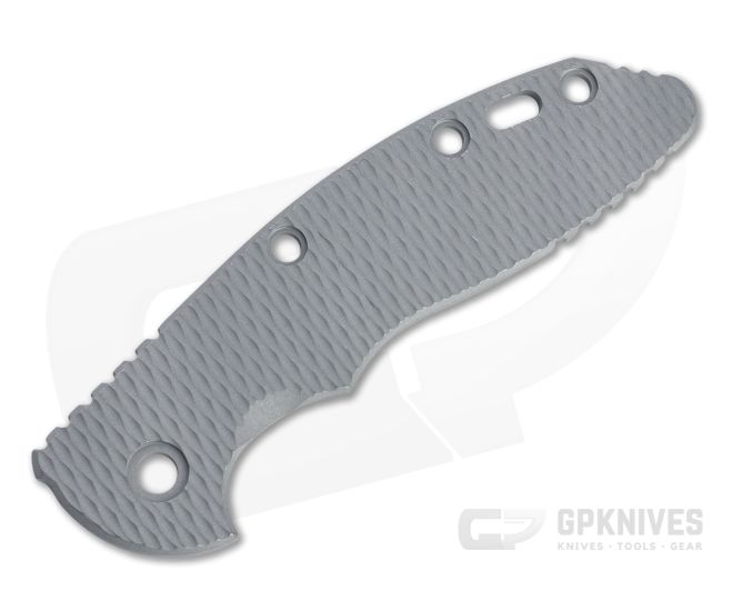 Hinderer Knives Skinny XM-18 3.5" Handle Scale Textured Working Finish Titanium 1243 - HK-1243