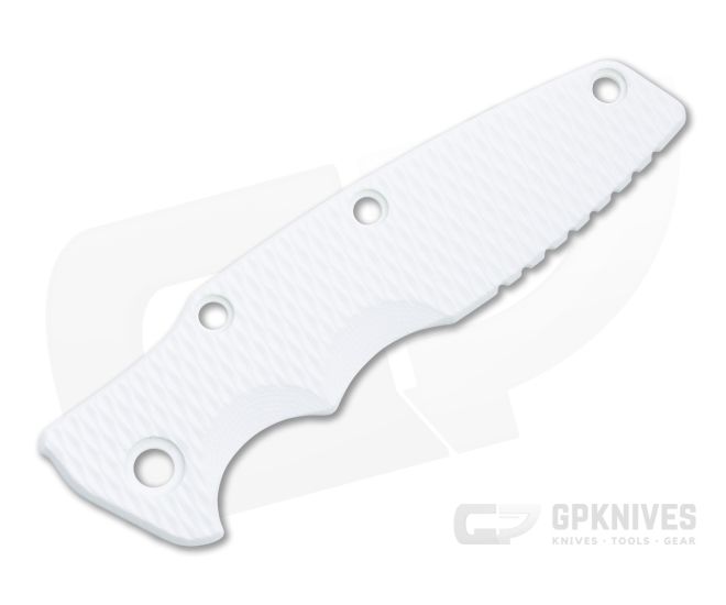 Hinderer Knives Eklipse 3.5" Handle Scale Textured White G10 1262 - HK-1262