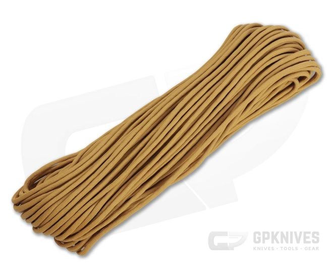 550 Paracord Mustard Yellow 100 Feet - AC-126
