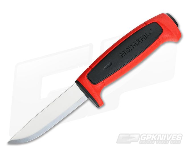 Mora of Sweden Basic 511 Red and Black Carbon Blade 13245 - MO-13245