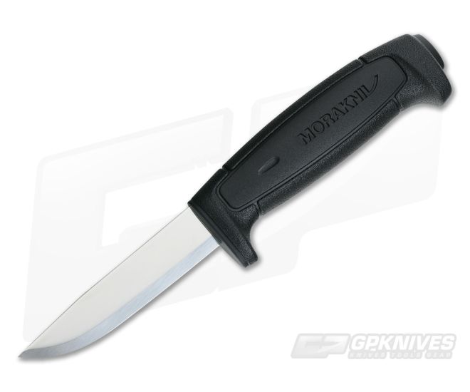 Mora of Sweden Basic 511 Black Fixed Knife Carbon Blade 12810 - MO-12810