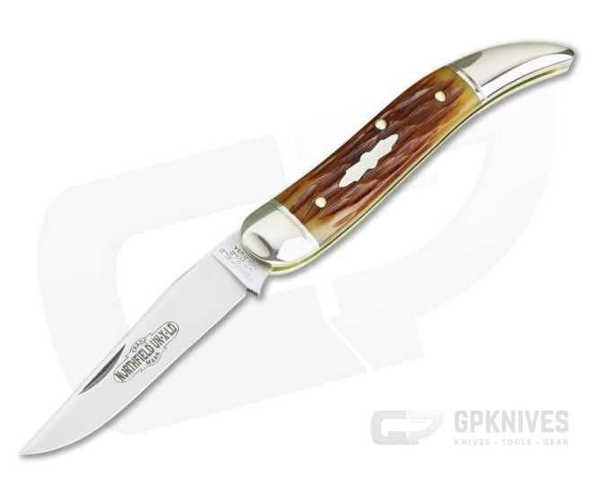 Northfield UN-X-LD #12 Toothpick Pattern Copperhead Pony Cut Bone - GEC-128119-CPCB