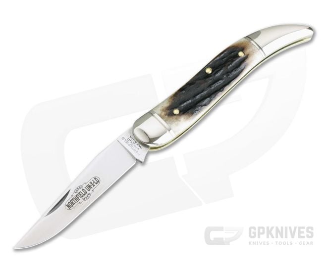 Northfield UN-X-LD #12 Toothpick Pattern Sambar Stag 010 - GEC-128119-SS-010