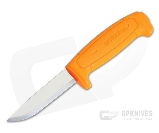Mora of Sweden Basic 511 Orange Fixed Knife Carbon Blade 12811 - MO-12811