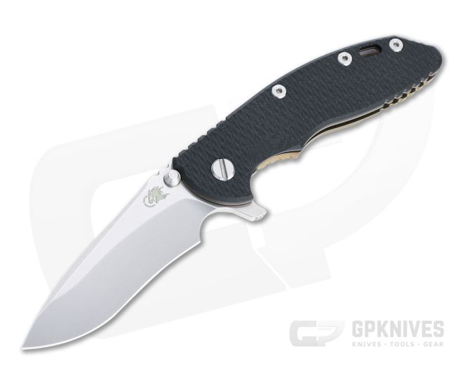 Hinderer XM-18 3.5" Recurve 20CV Black G10 Bronze Stonewashed Tri-Way Flipper 1291 - HK-1291