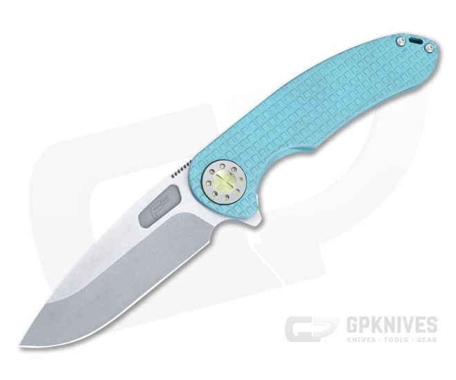 Curtiss Knives F3 Large Aqua Frag Two-Tone Magnacut Slicer Flipper CK-12 - CK-12