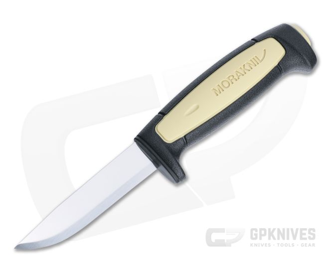Mora of Sweden Basic 511 Beige/Black Carbon Steel 13248 - MO-13248