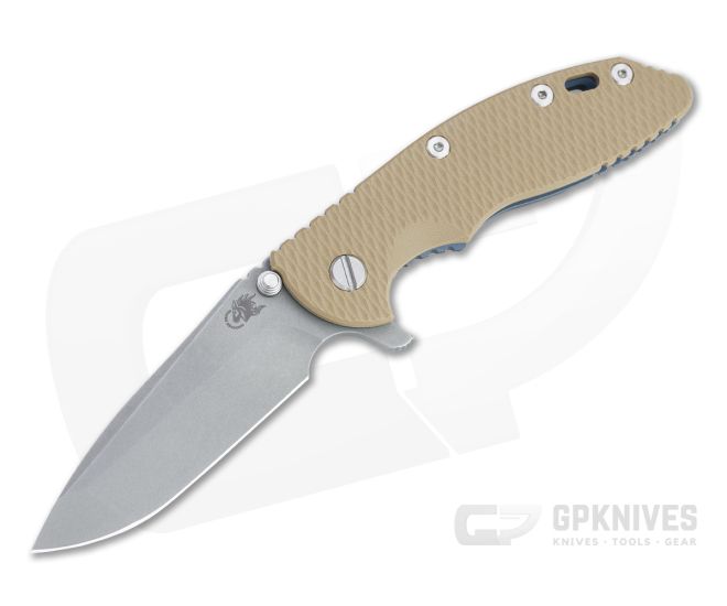 Hinderer XM-18 3.5" Spanto S45VN Coyote G10 Battle Blue Tri-Way Flipper 1344 - HK-1344