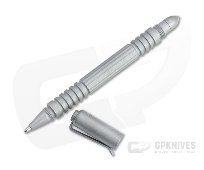 Hinderer Knives Investigator Pen Stainless Steel Working Finish 1345 - HK-1345