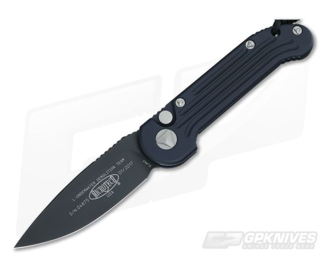 Microtech LUDT Black Automatic Knife 135-1 - MT-135-1