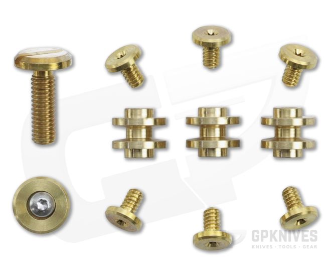 Hinderer Knives Complete Hardware Kit Eklipse 3.5" Solid Brass 1358 - HK-1358