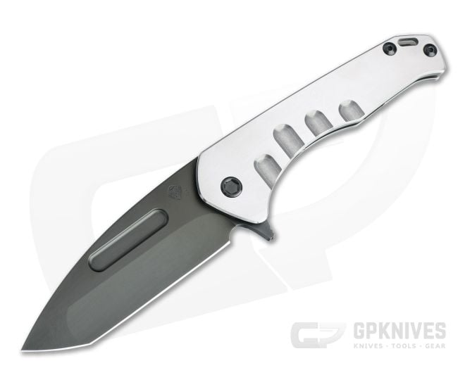 Medford Praetorian Slim Flipper Tanto PVD S35VN Tumbled Titanium Frame Lock Folder - MKT-MKT135