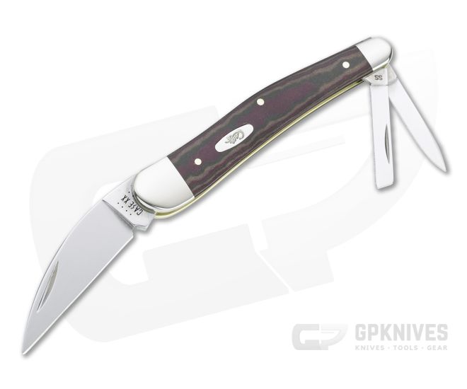 Case Seahorse Whittler Smooth Rustic Red Richlite Slip Joint 13626 - CA-13626