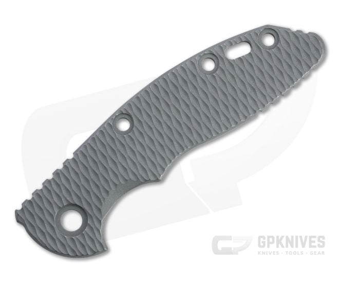 Hinderer Knives XM-18 3" Handle Scale Textured Working Finish Titanium 1367 - HK-1367