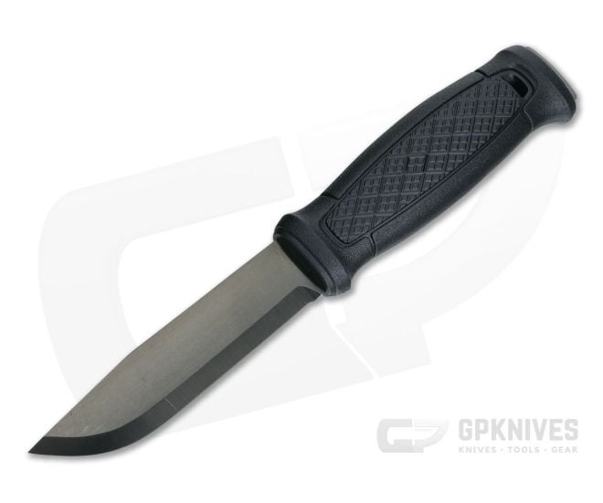 Mora of Sweden Garberg Black Carbon Full Tang Knife Polymer Sheath 13716 - MO-13716