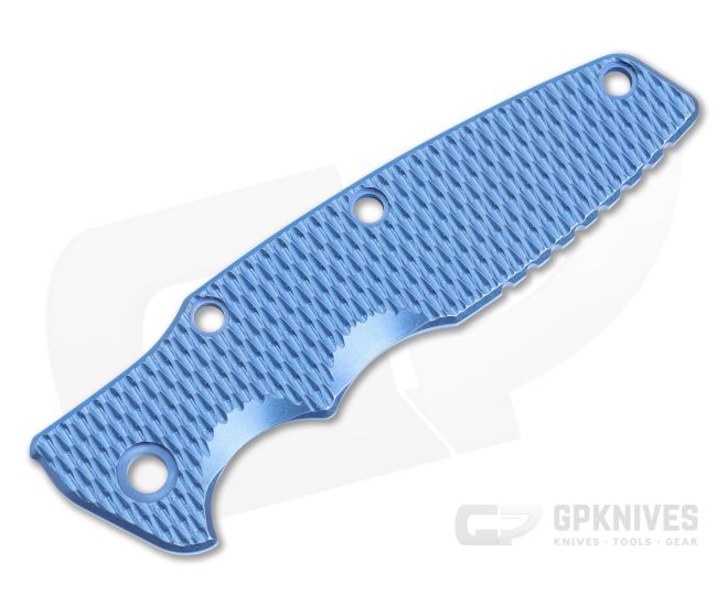 Hinderer Knives Eklipse Gen 2 Scale Textured Stonewash Blue Titanium 1387 - HK-1387