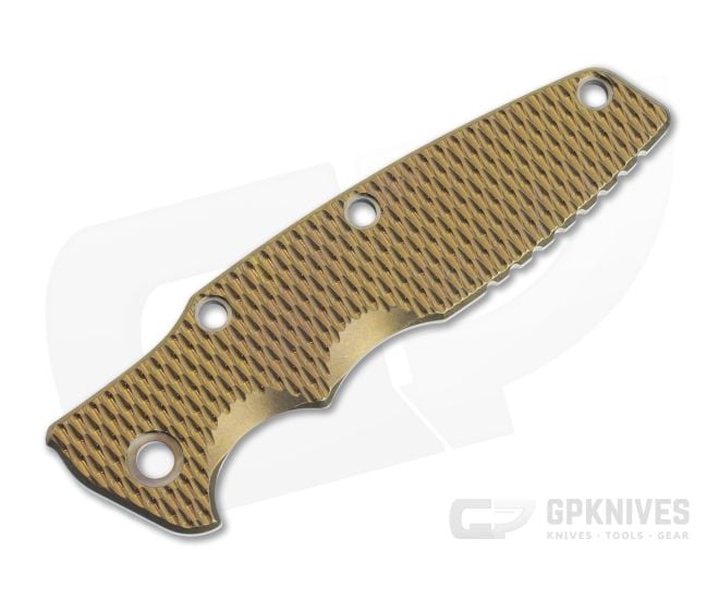 Hinderer Knives Eklipse Gen 2 Scale Textured Stonewash Bronze Titanium 1388 - HK-1388