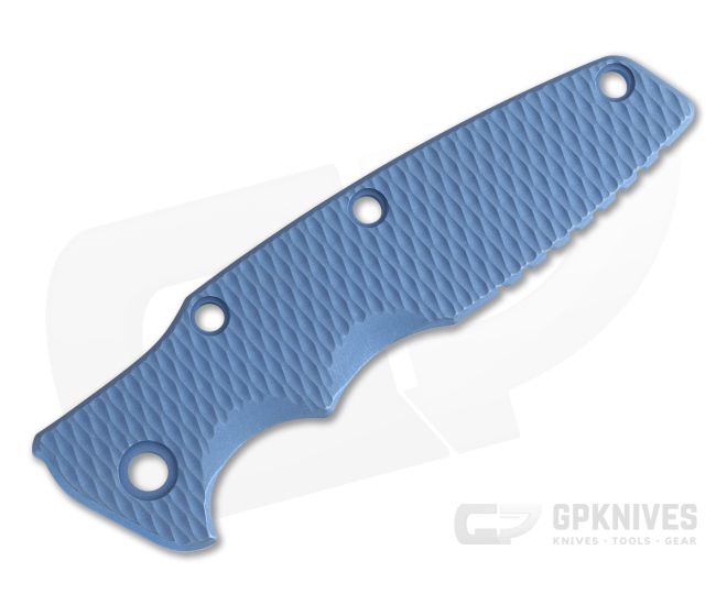 Hinderer Knives Eklipse Gen 2 Scale Textured Battle Blue Titanium 1389 - HK-1389